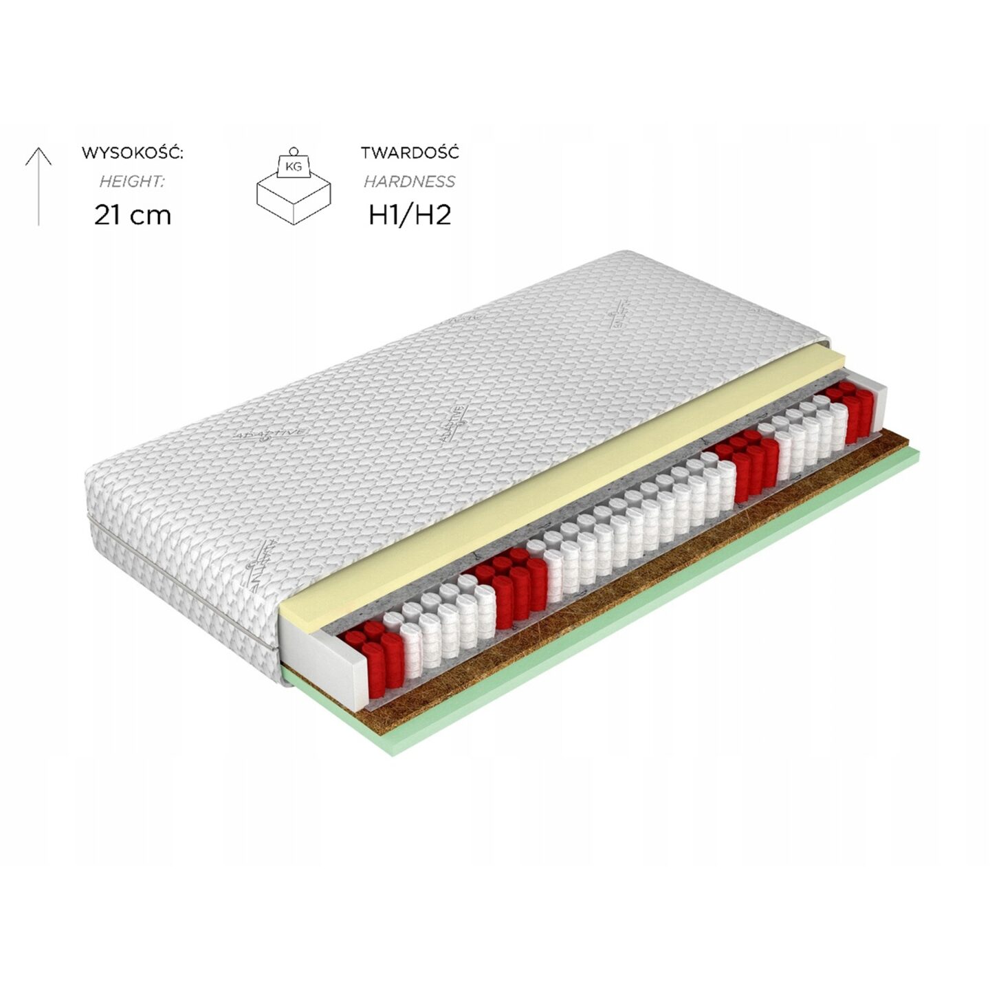 Čiužinys Grand Prime 140x200 Gr1 - Paveikslėlis 2