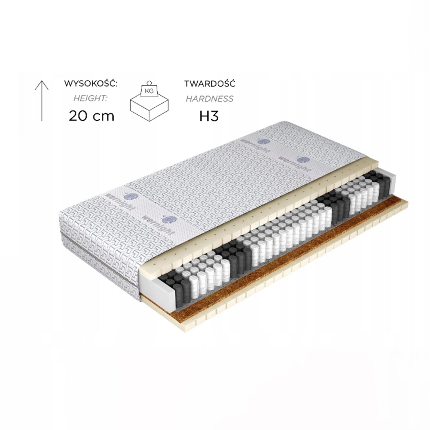 Čiužinys „Comfort Active“ 80x200 Gr1 — изображение 3