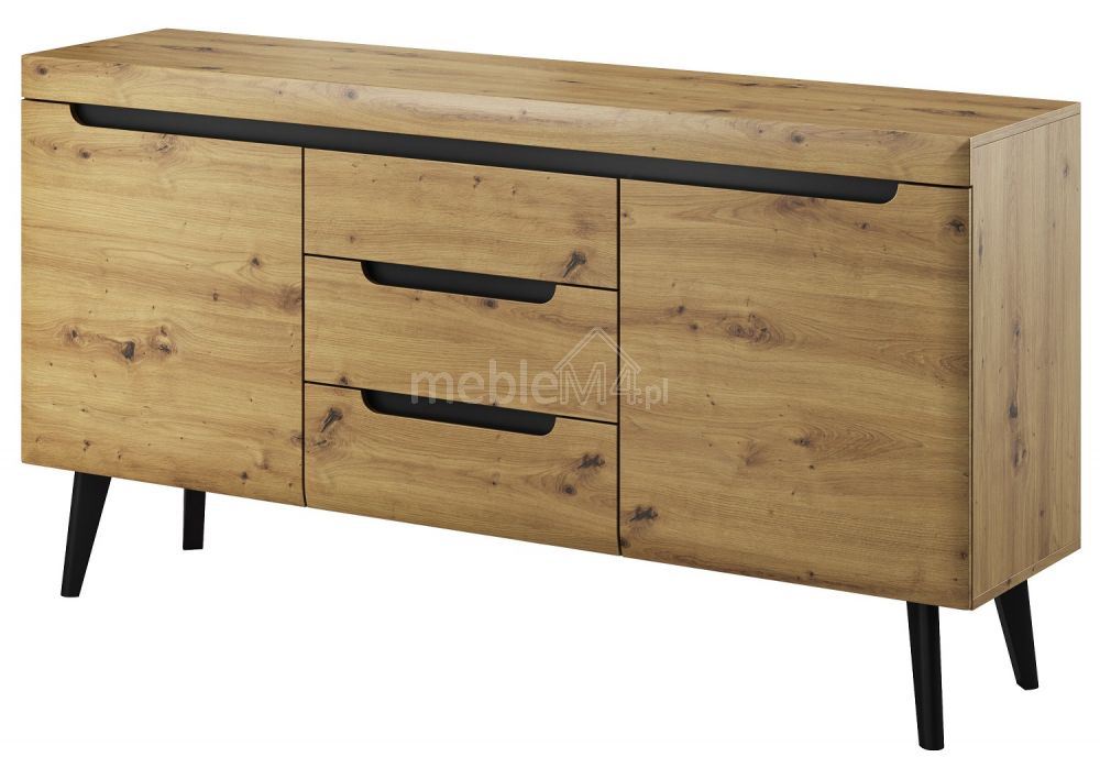 Nordi NKSZ160 komoda - ąžuolo spalvos