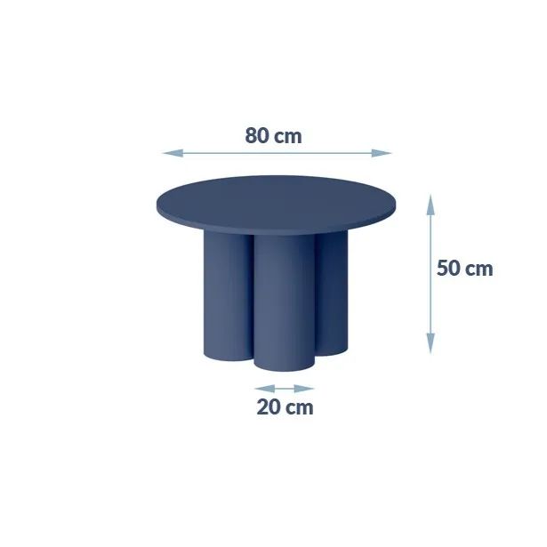 COMO 80 bordo spalvos kavos staliukas — изображение 2