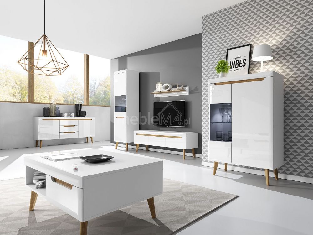 Nordi NL107 kavos staliukas - baltas blizgus — изображение 2