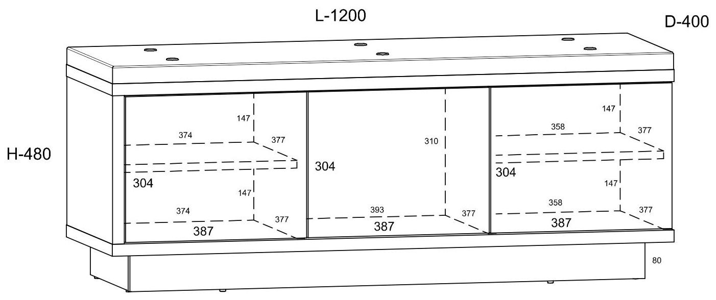 BRITA 02 prieškambario spintelė su sėdyne, Sonoma ąžuolas, balta blizgi spalva - Paveikslėlis 2