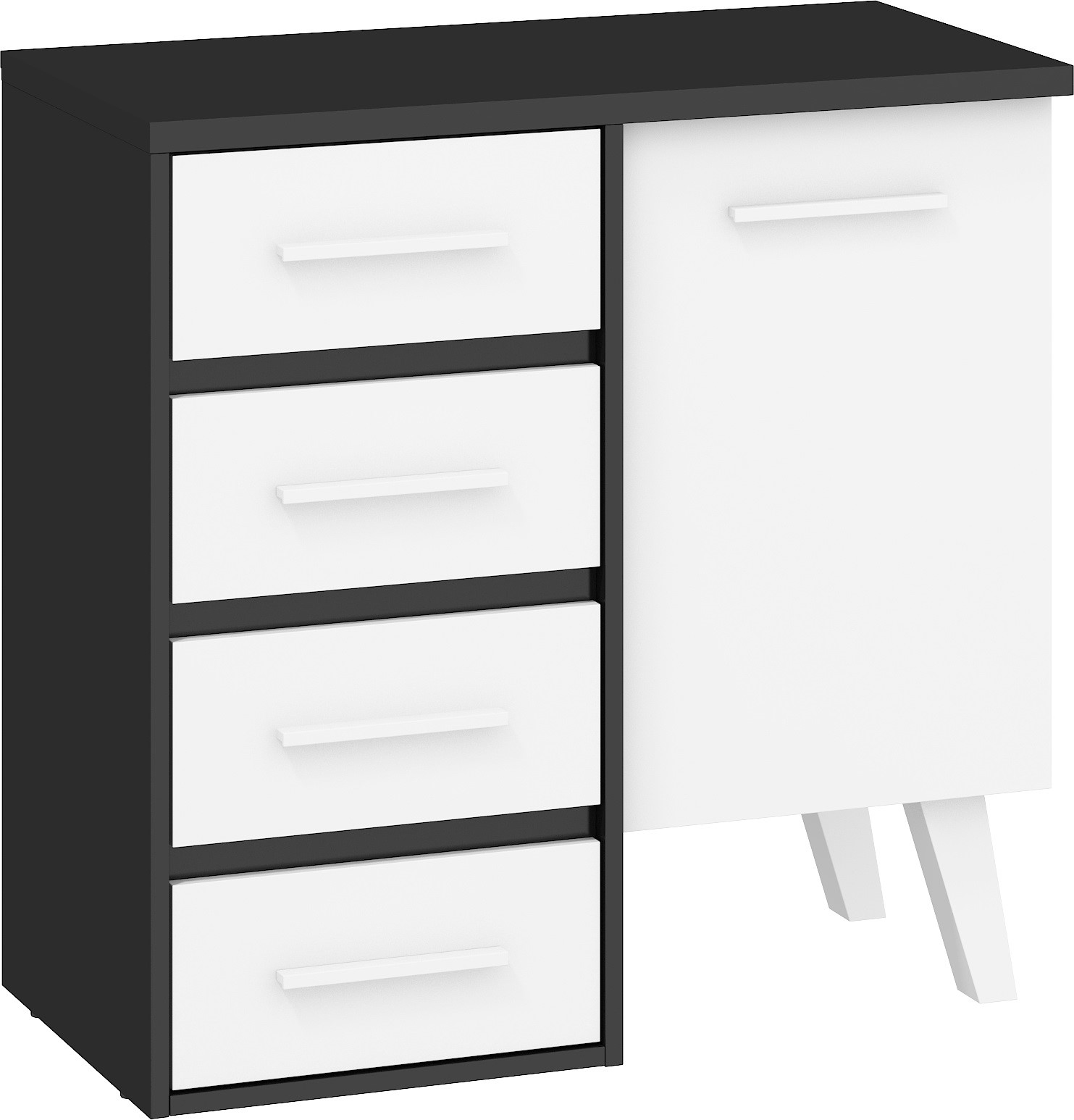 NORSID baldai 03 komoda 1D4S