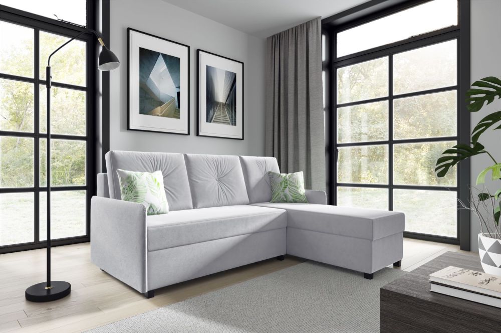 104 Viena išskleidžiama kampinė sofa