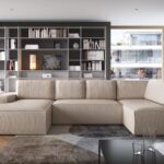 Sulankstoma kampinė sofa su pagalvėlėmis Fiord U2 140 Gr2