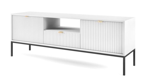 Nova TV spintelė su stalčiumi, RTV-154, balta