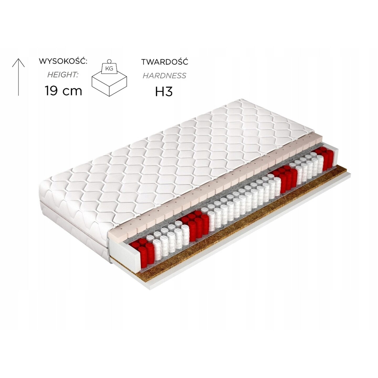 Latekso čiužinys „Live 90x200 Gr1“ - Paveikslėlis 3