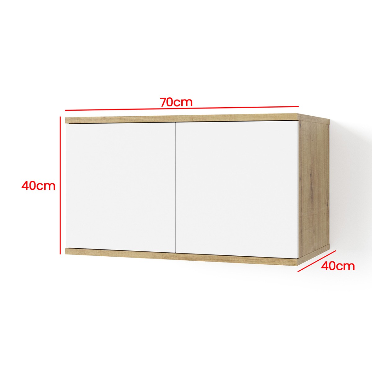 Skandinaviško stiliaus pakabinama televizoriaus spintelė, 280 cm, „Seville“ - Paveikslėlis 4