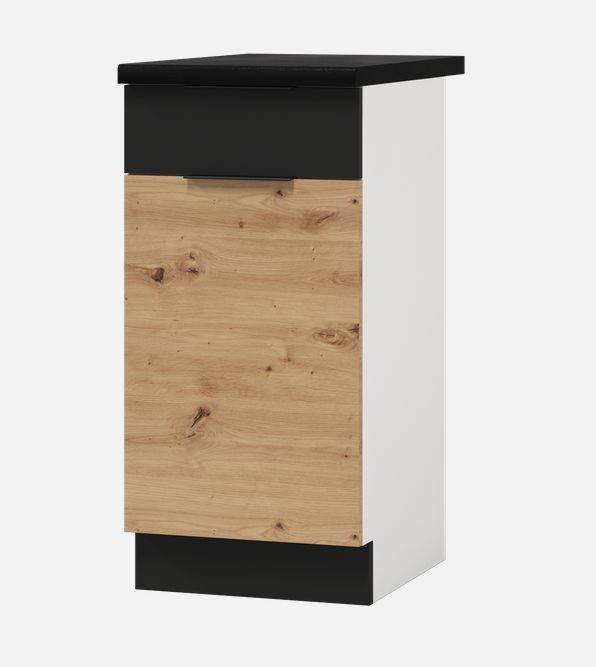 Apatinė spintelė su stalčiumi 40 cm Elena D40S/1 P/L