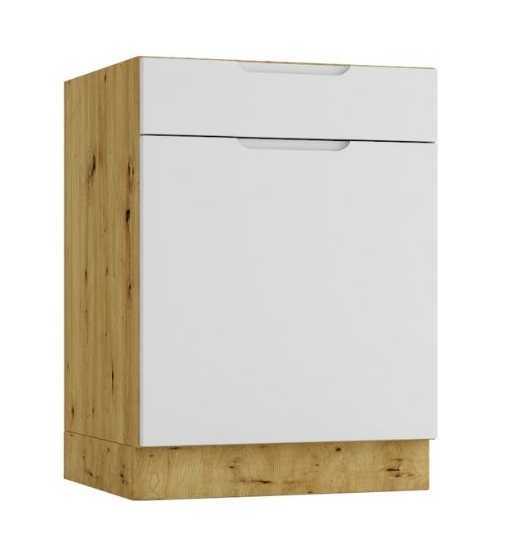 Apatinė spintelė 60 cm su stalčiumi Isabel D60S/1 P/L