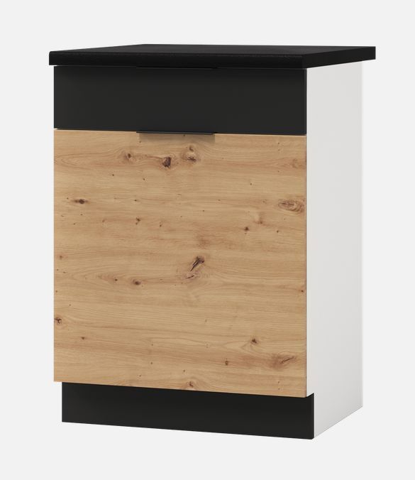 Apatinė spintelė su stalčiumi 60 cm Elena D 60S/1 P/L