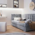 Lova su konteineriu ir minkštu čiužiniu COIMBRA III 90x200 cm