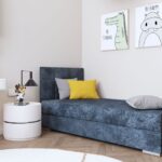 Lova su daiktadėže ir minkštu čiužiniu SINTRA I 90x200 cm