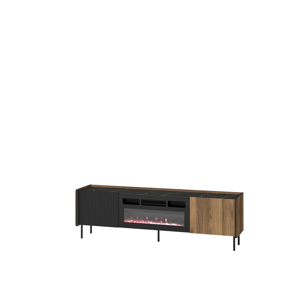 „PRESTIGO“ P17 sistema (mobilioji RTV) – juoda/San Sebastian