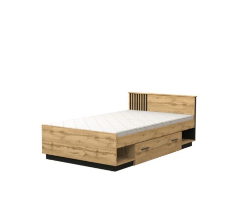 Sistema „LAMELO“ LA20 (lova 120) – juoda