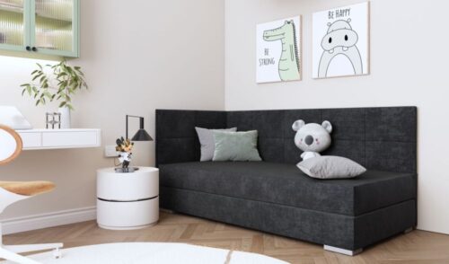 TOMAR III lova su daiktadėže ir minkštu čiužiniu 90×200 cm