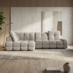 Tollo L elektrinė kampinė sofa, moderni, stilinga WERSAL Gr1