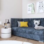 Lova su daiktadėže ir minkštu čiužiniu SINTRA III 90x200 cm