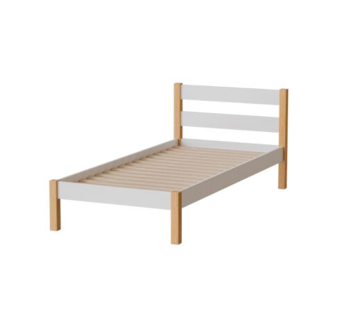 “INKA” lova – balta/natūralus ąžuolas