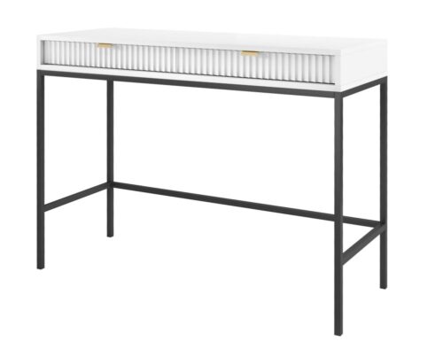 Nova konsolinis tualetinis staliukas su stalčiais T-104 baltas