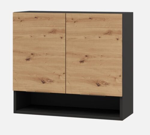 Viršutinė spintelė 80 cm su lentyna Elena W80 PD