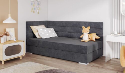 Lova su konteineriu ir minkštu čiužiniu FARO III 90×200 cm