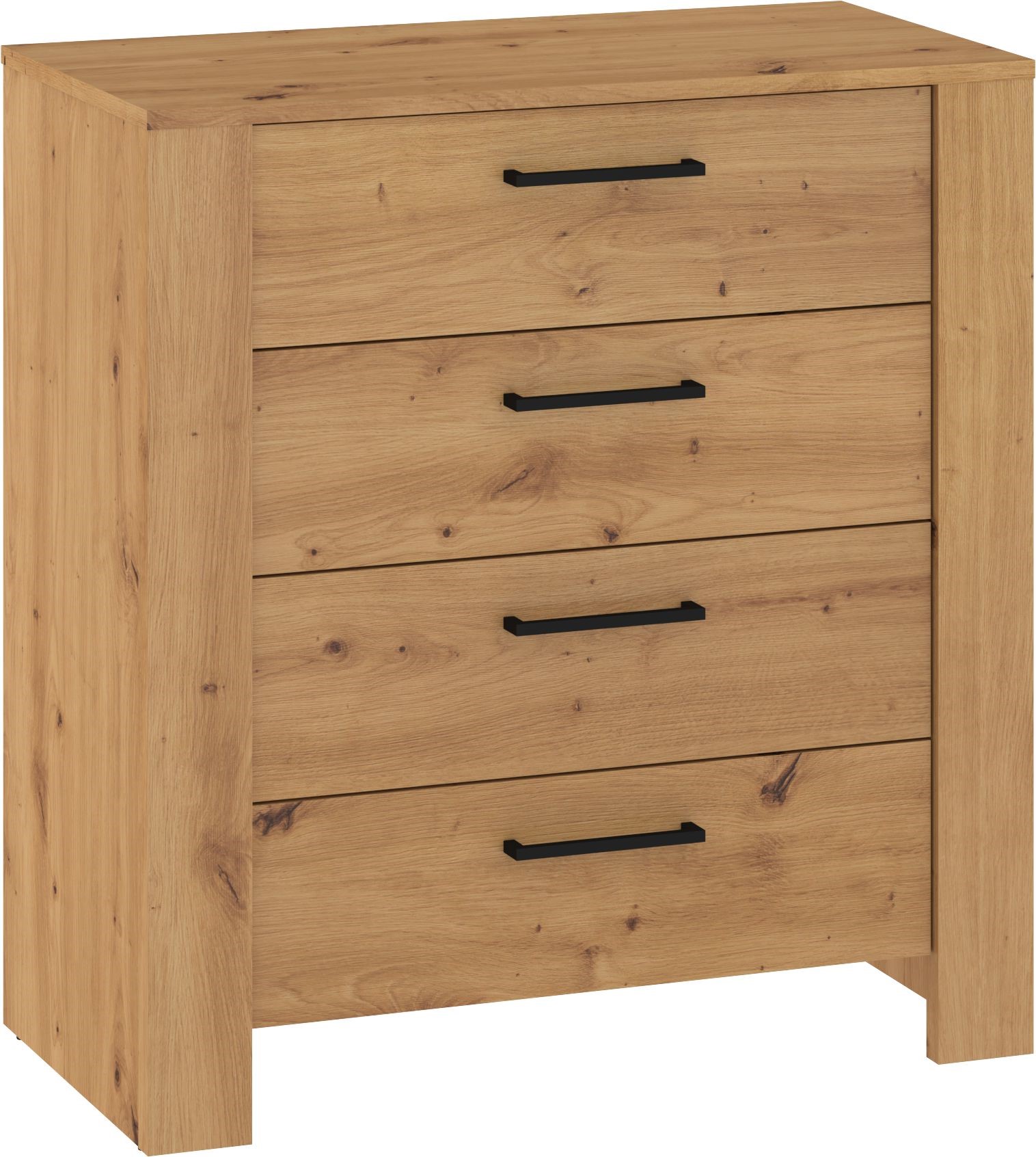 DELIS 05 baldų komoda svetainei, miegamajam, ąžuolo dirbiniai