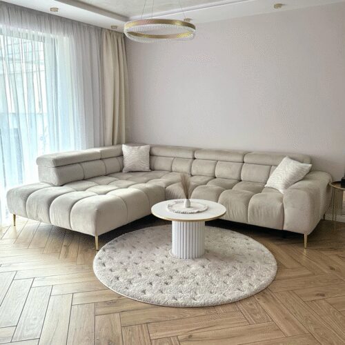 Elektrinė kampinė sofa Plaza L WERSAL Gr1