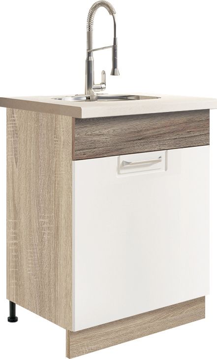 60 cm apatinė spintelė su Econo ECO-11D kriaukle