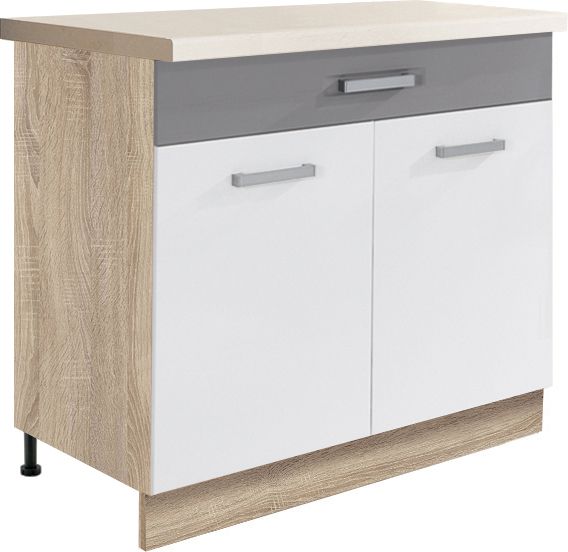 Apatinė spintelė su stalčiumi 90 cm Global GLO-7D