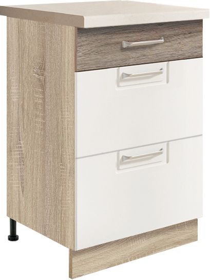 50 cm apatinė spintelė su stalčiais Econo ECO-9D