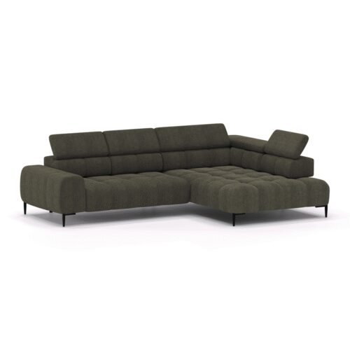 Kampinė sofa Plaza L – Olive Gr1