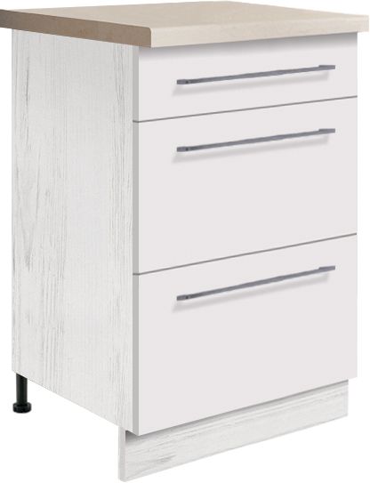 50 cm apatinė spintelė su stalčiais Creativa CRE 9D