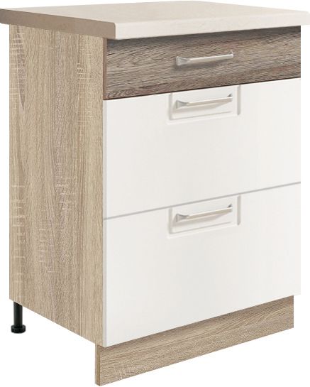 60 cm apatinė spintelė su stalčiais Econo ECO-10D