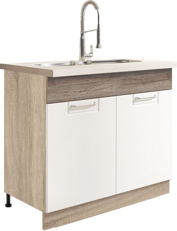 Apatinė spintelė 90 cm Econo ECO-13D kriauklė