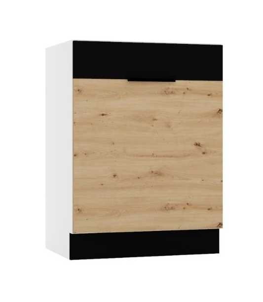 Apatinė kriauklės spintelė su dangčiu 60 cm Elena D 60ZL ZAŚL P/L