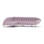 Gappa WERSAL kampinė sofa, rausvos spalvos Gr1