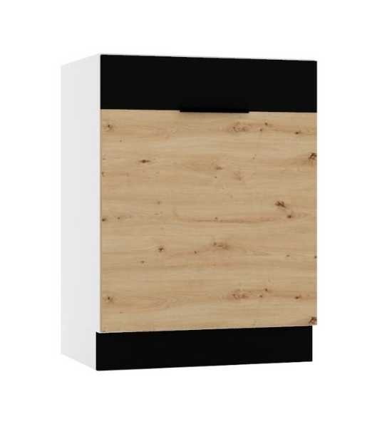 Apatinė kaitlentės spintelė su dangčiu 60 cm Elena D 60PC ZAŚL P/L