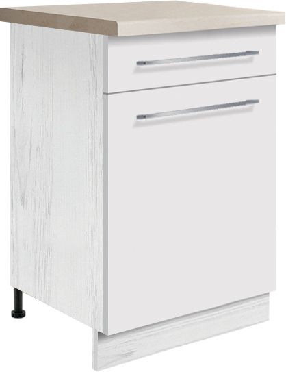 50 cm apatinė spintelė su „Creativa CRE 4D“ stalčiumi