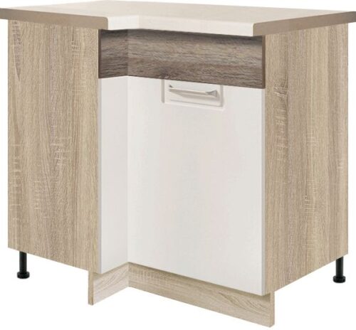 Apatinė kampinė spintelė 100/70 cm Econo ECO-14D dešininė