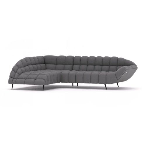 Gappa Solar 96 kampinė sofa grafitas Gr1
