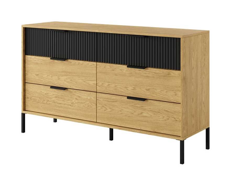 Komoda su grioveliais įdėklais 138 6S Baltic