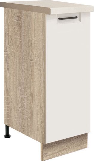 Apatinė spintelė 30 cm su krepšiu Favorit baltai FW-26D