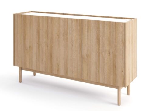 Boho komoda K144/83 Rivjeros ąžuolo spalvos