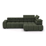 Elektrinė kampinė sofa „Bull L“, žalios spalvos, Gr1