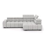BULL L kampinė sofa, pilkos spalvos, Eden 17 Gr1