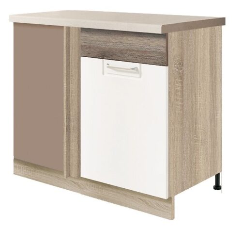 Apatinė kampinė spintelė 110/60 cm Econo ECO-25DP