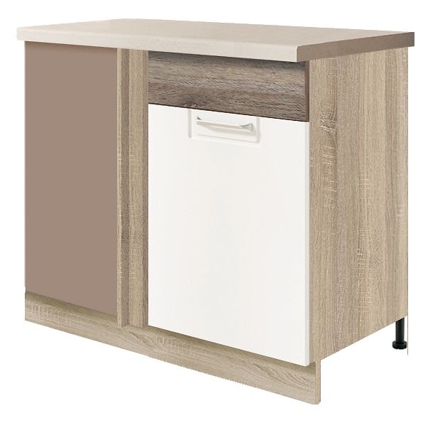 Apatinė kampinė spintelė 110/60 cm Econo ECO-25DP