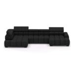 Kampinė sofa Bull XL juoda Gr1