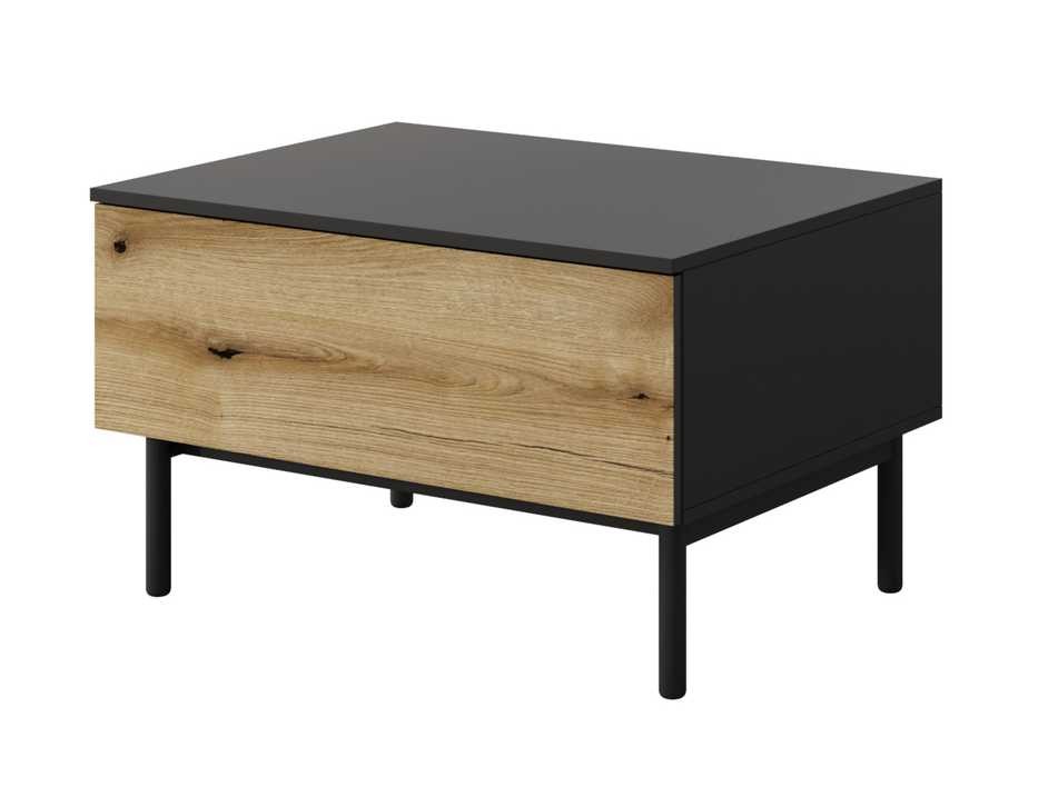 Lang lofto kavos staliukas su stalčiumi